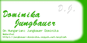 dominika jungbauer business card